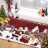 Christmas Rugs 2x3 Washable Entryway Rug Soft Non-Slip Christmas Doormat Kitchen Rug Xmas - 2 of 4