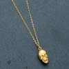 Pure Collection by Ross-Simons Italian 14kt Yellow Gold Skull Pendant Necklace Size 16 - 2 of 3