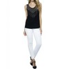 Women's Studded Tank Top With Fringes - VOCAL APPAREL - 3 of 4