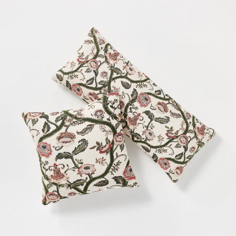Woven Floral Throw Pillow - Threshold™ designed with Studio McGee, 6 of 13