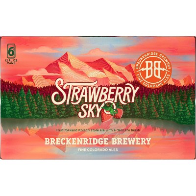 Breckenridge Strawberry Sky Kolsch Beer - 6pk/12 fl oz Cans