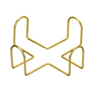 Unique Bargains Holds Multiple Coasters Metal Storage Rack for Both Round and Square - 1 of 3