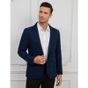 Men's Printed Blazer Casual Slim Fit One Button Sports Coat Festival Party Jacket - 2 of 4