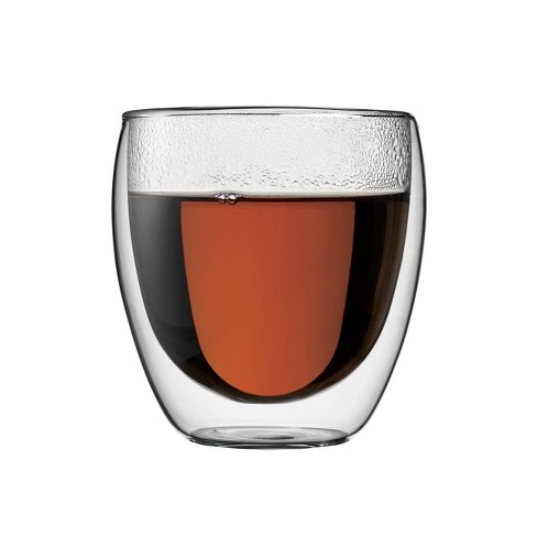 Bodum PAVINA Double Wall Glasses, Extra Small, .08 L, 2.5 Ounce (Set of 2)  