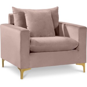 Meridian Furniture,Naomi Velvet Chair - 1 of 4
