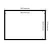Amanti Art Black Gallery Deep Framed Dry Erase Magnetic Board - 3 of 4