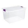 United Solutions 121538 66 qt. Storage Bin Clear