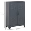 Aghana Digitals Steel Industrial Cabinet with 2 Adjustable Shelves, Magnetic Closure, Anti-Tipping - 2 of 4