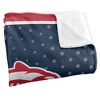 Rogers State University Logo Dots Silky Touch Blanket White 50x60 - 3 of 4