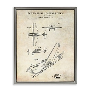 Stupell Industries Vintage Plane Flight Diagram, 25" x 31" - 1 of 4
