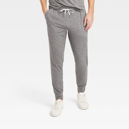 Men's Soft Stretch Joggers - All In Motion™ Heathered Black M : Target