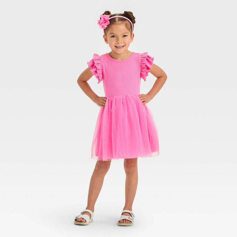 Toddler Girls' Tulle Dress - Cat & Jack™, 4 of 7