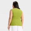 Women's Ribbed Muscle Tank Top - A New Day™ - 2 of 3