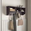 Racxily Wall Mounted Coat Rack with-Elegant Wall Mounted Coat Rack & Spacious Wooden Storage Shelf for Entryway, Lightweight & Safe - 2 of 4
