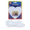 Hygloss® Heart Doilies, White, 4", 100 Per Pack, 6 Packs - 2 of 2