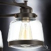 Urban Ambiance Luxury Luxe Industrial Chandelier,  18"H x 22"W,  Olde Bronze Finish, UHP2533 - 4 of 4