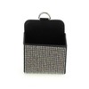 Unique Bargains Universal Car Trash Can Hanging Trash Bin Faux Leather Rhinestones 1 Pc Black Assorted Color - 3 of 4