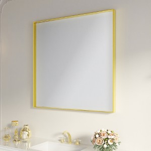Right Angle Aluminum Mirror Silver - 1 of 4