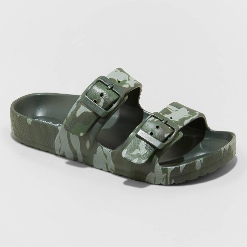 Kids hot sale camo slippers