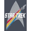 Women's Star Trek Enterprise Starfleet Rainbow Streak Racerback Tank Top - 2 of 4