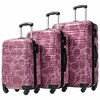 3-Piece Floral Hardshell Luggage Set with TSA Lock & Spinner Wheels - 20”+24”+28” Lightweight Suitcases - ModernLuxe - 3 of 4