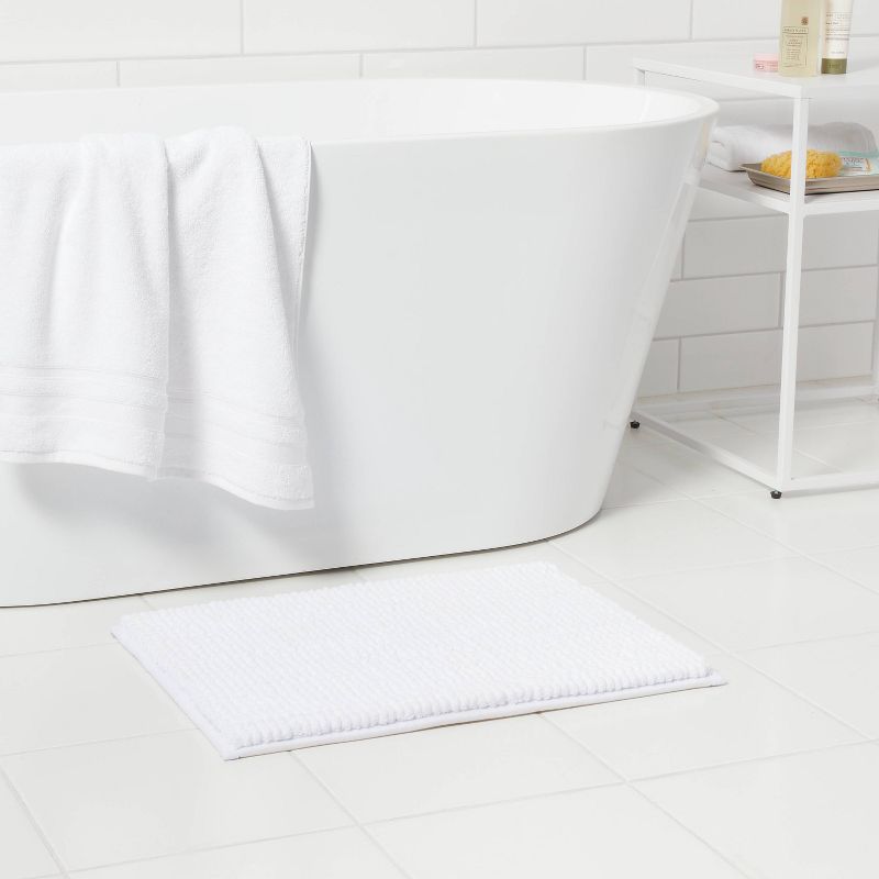 Chunky Chenille Memory Foam Bath Rug - Room Essentials™, 3 of 16