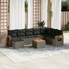 vidaXL Garden Sofa Set Grey - 2 of 4