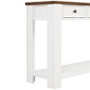 NicBex 63" Pine Wood Console Table Entryway Table with 4 Drawers and 1 Bottom Shelf Side Table for Living Room, Entryway, Foyer - 4 of 4