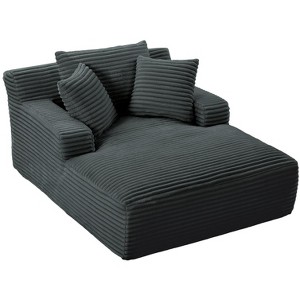 TiramisuBest Lotus Bean Bag Sofa Chair Pull Ring Easy Move High Density Foam Adult Living Room Bedroom, 43.7"*39.76"*26.77" - 1 of 4