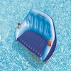 Swimline 72" Inflatable 2-Person Duo Love Seat Swimming Pool Float with Convertible Foot Rest - Blue - 3 of 4