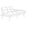 Vynxaria  Convertible Folding Sofa Bed - Modern Comfort for Small Spaces - 3 of 4