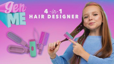 Buy Just My Style All-in-One Hair Stylist, 4-in-1 Hair Styling Tool,  Including Hair Gem Stamper, Hair Beader Tool, Hair Chalk, Hair Brush, Fun  for Sleepovers & Parties, Hair Accessories for Girls 8-12