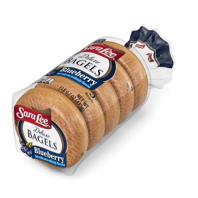 Sara Lee Blueberry Bagels - 16.7oz