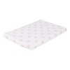 Everyday Kids 2 Pack Pack N Play Sheets – 100% Cotton Jersey Knit, Breathable, Fits Portable Crib and Playard Mattress, Pink & White Hearts/Dots - 4 of 4