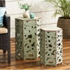 Iron Side Table - Antique Green As Shown - 2 of 2