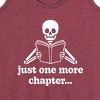 Women's - Instant Message - One More Chapter Skeleton Graphic Racerback Tank - 2 of 4