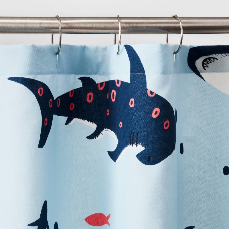 Shark Kids&#39; Shower Curtain - Pillowfort&#8482;, 4 of 8