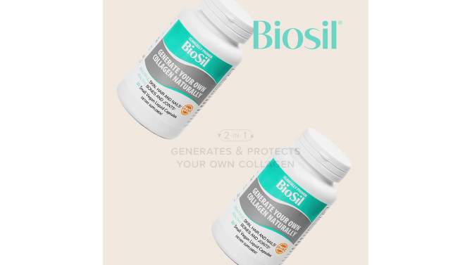 BioSil Collagen Generator Vegan Capsules with Patented ch-OSA Complex, Generates & Protects Your Own Collagen, Hair, Skin & Nails Supplement, 2 of 11, play video
