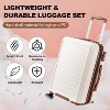 ZACHVO 5-Piece Luggage Set, 20/24/28-In Suitcases with TSA Lock, 360° Spinner Wheels, Duffel and Toiletry Bag, 100% PC Hardshell - 4 of 4