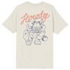 Garfield Howdy Cowboy Adult Tofu Crew Neck Short Sleeve T-shirt - 2 of 4