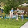 Outsunny Climbing Dome, 10' Jungle Gym Supports 594 lbs. for 1-6 Kids, Outdoor Play Equipment for 3-8 Years Old, Easy Install, Multi-Color - 3 of 4