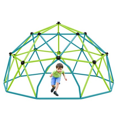 Whisen 12FT Climbing Dome ungle Gym Geometric Playground Dome Climber Monkey Bars Play Center