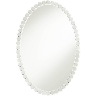 Possini Euro Design Possini Euro Bathurst 24 1/4" x 36" Dotted Oval Mirror