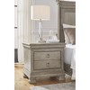 Signature Design by Ashley Lexorne 3 Drawer Nightstand, Gray - 2 of 4