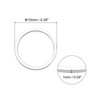 Unique Bargains DIY Craft Brass Hollow Round Jewelry Connecting O-Rings 50 Pcs - 2 of 4