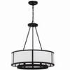 Crystorama Lighting Bryant 6 - Light Chandelier in  Black Forged - image 2 of 4