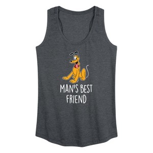 Women's - Disney - Man's Best Friend Graphic Racerback Tank - 1 of 4