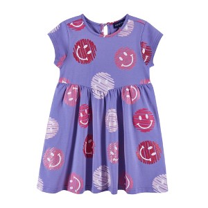 Andy & Evan  Toddler  Smiley Print Jersey Dress - 1 of 3