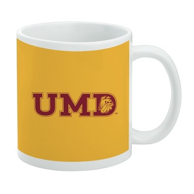 UMD Secondary Logo Ceramic Coffee Mug Novelty Gift Mugs for Coffee Tea and Hot Drinks 11oz White
