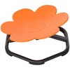 Qaba Sensory Spinning Chair, Kids Swivel Chair, Flower Shaped Sensory Chair for Autism, Kids, Toddlers, Training Body Balance & Coordination, Orange - 4 of 4